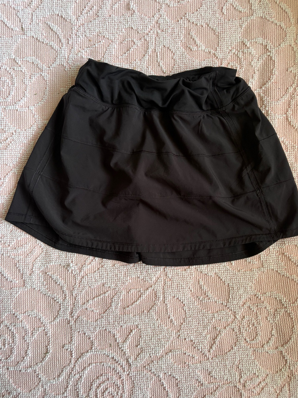 lululemon athletica Black Athletic Skirt with Elastic Waistband